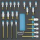 Assortiment d'outils pour servante 163-119/23 Jeu de douilles males Hazet