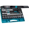 Coffret de douilles 1/4"+1/2"47 pièces 953 SPC Hazet