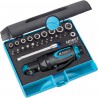 Hazet 9020P-2/24 Jeu de Mini-clés a rochets carré creux 6,3 mm hexagone massif 6,3 mm nombre d'outils 24