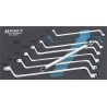 Assortiment d'outils pour servante 163-296/ 7 Jeu de Clés polygonales doubles Hazet