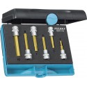 Jeu de douilles males/carré creux 10 mm/profil a 6 pans intérieurs/nombre d'outils 6 Hazet