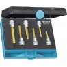 Jeu de douilles males/carré creux 10 mm/profil a 6 pans intérieurs/nombre d'outils 6 Hazet