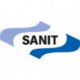 Support mural Sanit en acier galvanisé, réglable