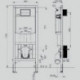 Sanit WC élément INEO PLUS 450 BH 1120mm sans support mural