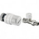 Ensemble thermostat d'angle 5x Tête thermostatique Uni SH 5x Vanne thermostatique UT DG DN 15