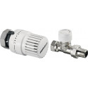 Ensemble thermostat d'angle 5x Tête thermostatique Uni SH 5x Vanne thermostatique UT DG DN 15