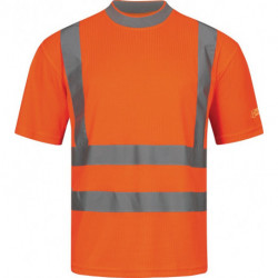T-shirt haute visibilité BRIAN Taille L orange SAFESTYLE