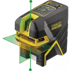 Laser en croix FatMax® FM 2points Li-Ion vert 30(récepteur 50m)/Pk.45m ±3mm/10m