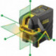 Laser en croix FatMax® FM 5points Li-Ion vert 30(récepteur 50m)/Pk.45m ±3mm/10m