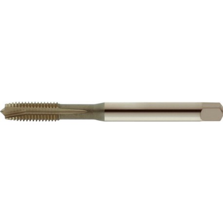 Taraud machine pour trous débouchants, DIN 371, sans revêtement, Filetage : M10, Pas 1,5 mm, Long. totale 100 mm, queue Ø 10,0 mm
