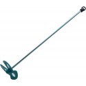 Vrille malaxeur plastique tete 60MM, PETROL