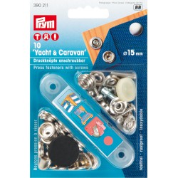 Prym 4111050 Lot de 10 Boutons-pression tente (Par 5)