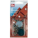 Rivets tubulaires pour épaisseur 3-4mm laiton argenté 7 mm (Par 5)
