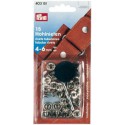 Rivets tubulaires pour épaisseur 3-4mm laiton argenté 10 mm (Par 5)