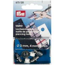 Outils prépercage VARIO 3, 4 + 8 mm