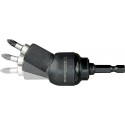 Renvoi d'angle cardan MILWAUKEE pour visseuse a chocs + 10 Embouts de vissage Milwaukee
