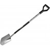Beche de jardin Pointe formmit Manche acier Ergoline