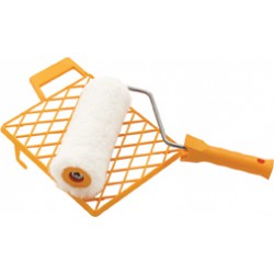 Ensemble de rouleau de peinture avec un tamis jaune 24 cm
