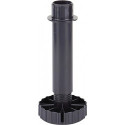 Pied de réglage base Correct Ku.noir 70mm gamme -6/+30mm HETTICH (Par 100)