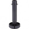 Pied de réglage base Correct Ku.noir 70mm gamme -6/+30mm HETTICH (Par 100)