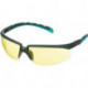 Lunettes de protection S2003SGAF-BGR-EU EN 166 EN170 Branches gris/turquoise Verres jaunes