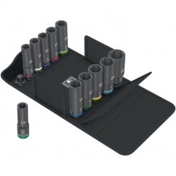Jeu de douilles à chocs 8790 C Impaktor Deep Set 1 11 pièces 1/2 pouce de long, 6 pans