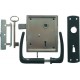 Ensemble serrure porte.Pl.-Dr. m.Kl.Nr.89-107 K