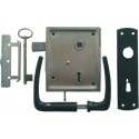Ensemble serrure porte.Pl.-Dr. m.Kl.Nr.89-107 K