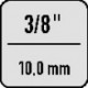 Interrupteur à levier kn.8816HPS 3/8 pouce 90 Z.interrupteur HAZET