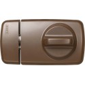 Verrou de porte complémentaire avec bouton tournant Marron - Abus 532689 7010 B