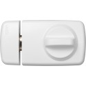 Verrou de porte complémentaire bouton rotatif Blanc - Abus 532702 7010 W