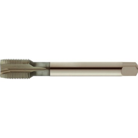 Taraud machine pour trous débouchants, sans revêtement, Filetage : M10 x 1,25, Long. totale 100 mm, Ø queue 7,0 mm