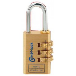 Cadenas a combinaison 80/30 M SB laiton