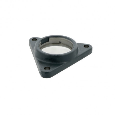 Palier à bride GEHCFTR07 -GG 72mm Ext 128mm B.27mm triangulaire INA