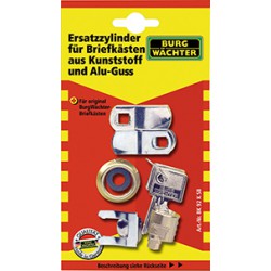Cylindre serrureBK 92 K SB pour boite aux lettres plastique