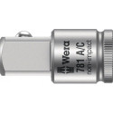 Rallonge 781 A carré 1/4 sortie 1/4 pouce 1/2 pouce L.36.0mm WERA