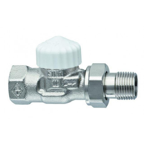 Robinet de radiateur V-exakt II RG nickelé passage 1/2 pouce kvs 0,86 (par 20) (Par 20)