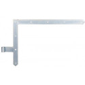 Equerre volet 400x600x40x105mm acier galv.haut 5mm GAH