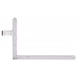 Equerre volet 400x600x40x105mm acier galv.verz.gauche bas 5mm GAH
