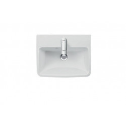Lave-mains Duravit Duravit No 1 blanc, avec trop-plein, 1 trou pour robinetterie 450x350mm