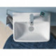 Lave-mains Duravit Duravit No 1 blanc, avec trop-plein, 1 trou pour robinetterie 450x350mm