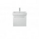 Duravit lavabo pour meuble Duravit No 1 avec trop-plein, 1 trou pour robinetterie, blanc 600x460mm
