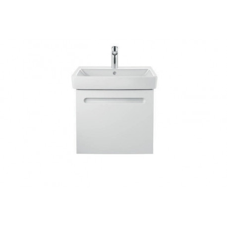 Duravit lavabo pour meuble Duravit No 1 avec trop-plein, 1 trou pour robinetterie, blanc 600x460mm
