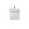 Duravit lavabo pour meuble Duravit No 1 avec trop-plein, 1 trou pour robinetterie, blanc 600x460mm