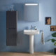 Duravit lavabo pour meuble Duravit No 1 avec trop-plein, 1 trou pour robinetterie, blanc 600x460mm