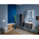 Duravit lavabo pour meuble Duravit No 1 avec trop-plein, 1 trou pour robinetterie, blanc 600x460mm
