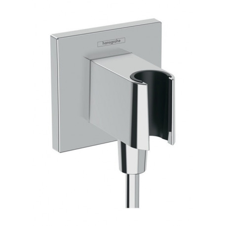 Raccord mural FixFit E avec support de douche chromé