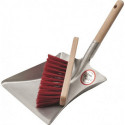 Pelle à poussière avec pelle en métal taille bois et brosse à main Bl.L230xW240mm