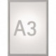 Affiche dépliante format DIN A3 aluminium anodisé MAUL