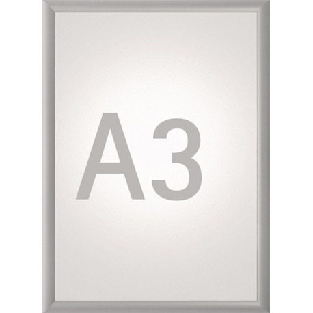 Affiche dépliante format DIN A3 aluminium anodisé MAUL